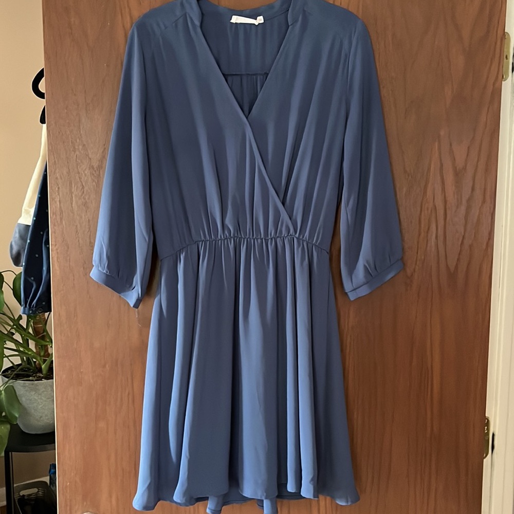 3/4 Sleeve Flowy Dress
